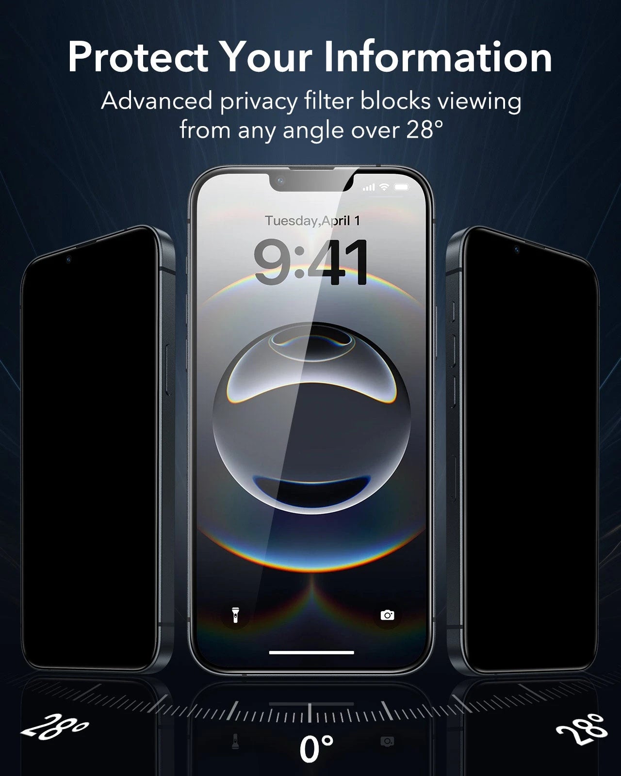 iPhone 16e HaloLock Cyber Tough Case Privacy Protection Bundle - Black - Image 12
