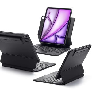 iPad Air 13 (2025) Rebound Magnetic Keyboard Case 360 - US Layout-Black