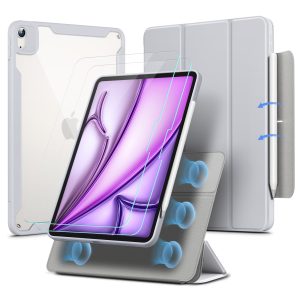iPad Air 13 (2024) Rebound Hybrid Protection Bundle - Grey