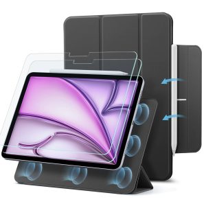 iPad Air 13 (2024) Rebound Magnetic Protection Bundle - Black