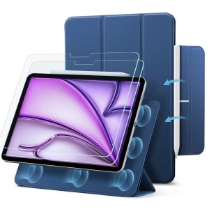 iPad Air 13 (2024) Rebound Magnetic Protection Bundle - Navy Blue