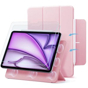 iPad Air 13 (2024) Rebound Magnetic Protection Bundle - Pink