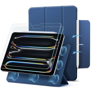 iPad Pro 13 (2024) Rebound Magnetic Protection Bundle - Navy Blue