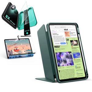 iPad 11 (A16. 2025) Flip Transformation Bundle - Green