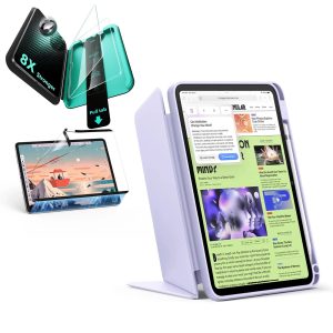 iPad 11 (A16. 2025) Flip Transformation Bundle - Light Purple