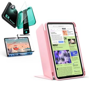 iPad 11 (A16. 2025) Flip Transformation Bundle - Pink