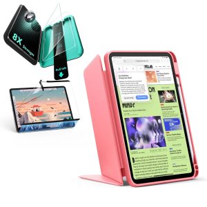 iPad 11 (A16. 2025) Flip Transformation Bundle - Red