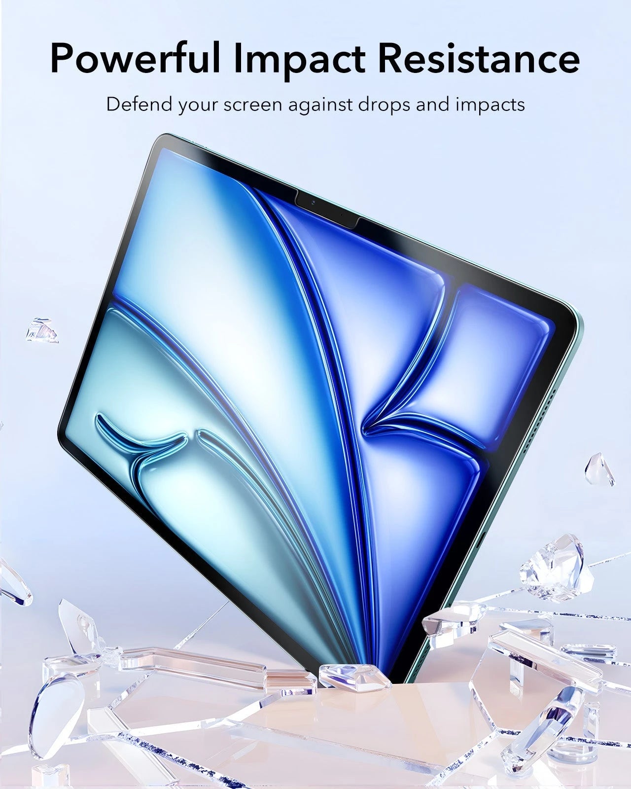iPad Air 11 (2025) Paper-Feel Tempered-Glass Screen Protector Set - 2 Paper-Feel Tempered-Glass + 2 UltraFit Classic - Image 6