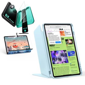 iPad Air 13 (2025) Flip Transformation Bundle - Sky Blue
