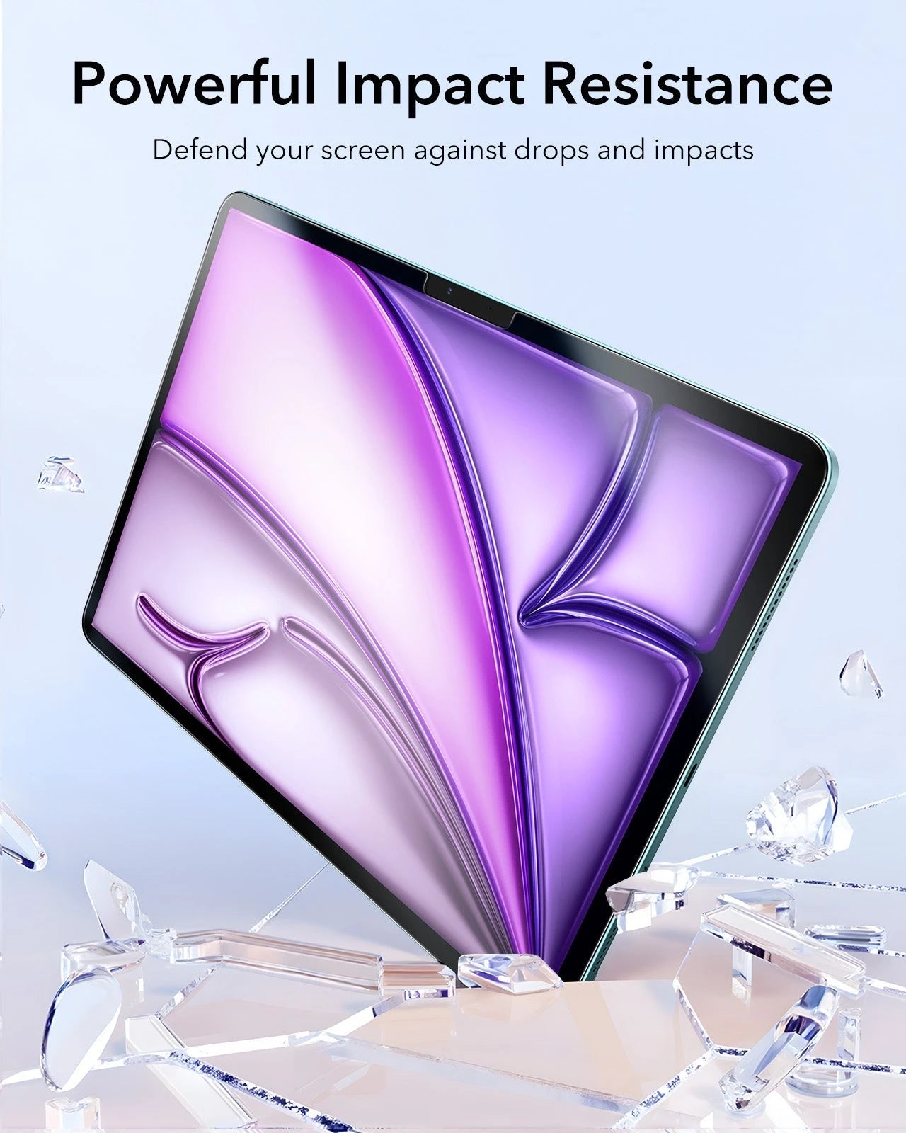 iPad Air 13 (2024) Paper-Feel Tempered Glass Screen Protector - 2 Pack - Image 6