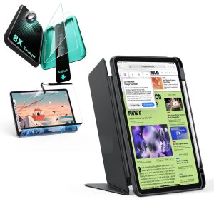 iPad Air 13 (2025) Flip Transformation Bundle - Black