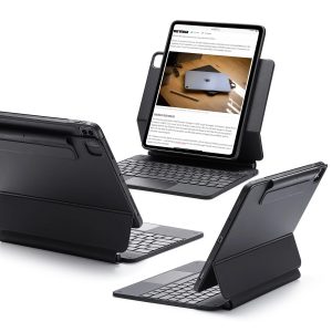 iPad Pro 12.9?? (6th/5th/4th/3rd Gen) Rebound Magnetic Keyboard Case 360 - US Layout-Black