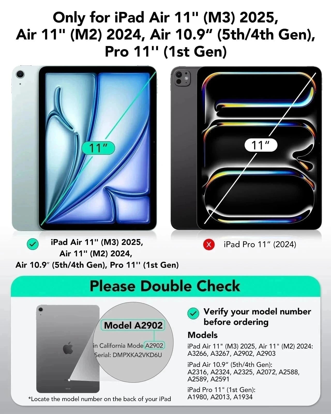 iPad Air 11?? (2025) Rebound Magnetic Case - Sky Blue - Image 2